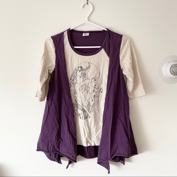 🔮Purple Dreams Graphic Mid Sleeve Tee - Picture 3 of 9